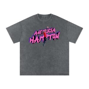 Angelicia Hampton  Snow Washed Oversized TEE - Image 4