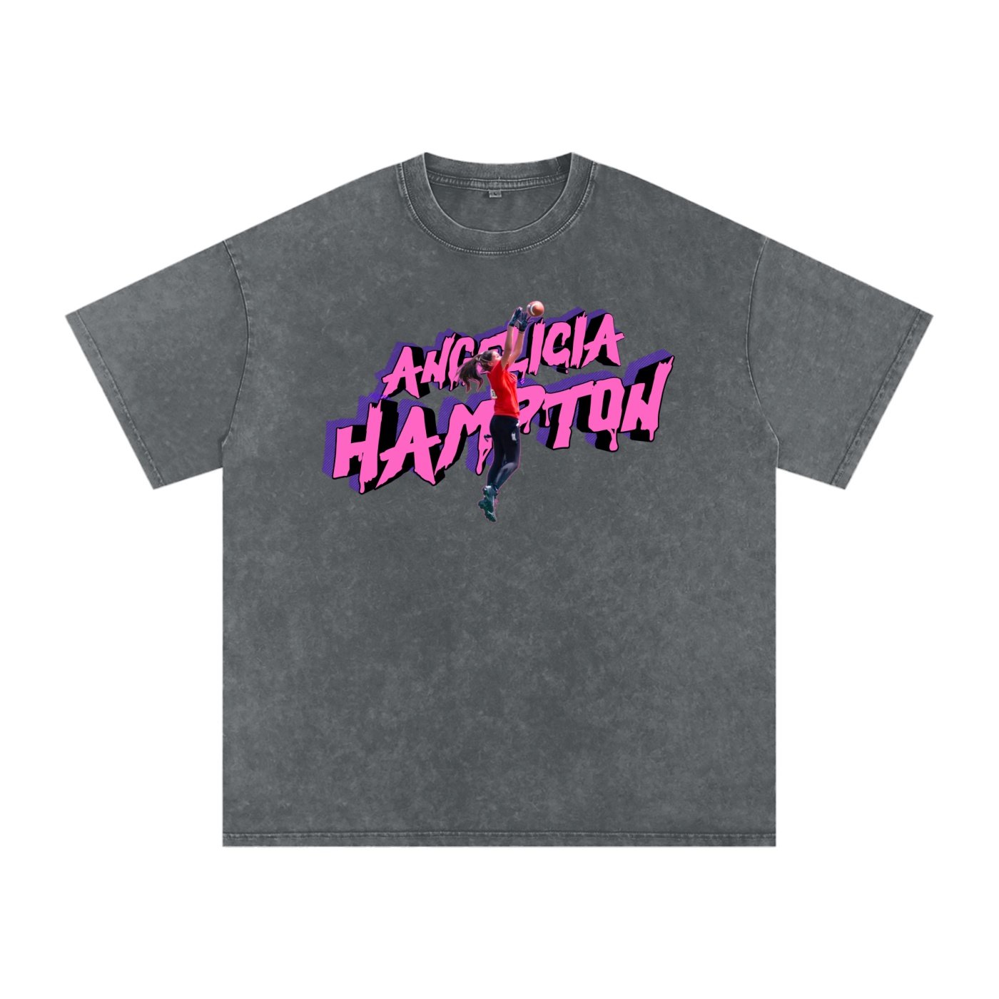 Angelicia Hampton  Snow Washed Oversized TEE - Image 4