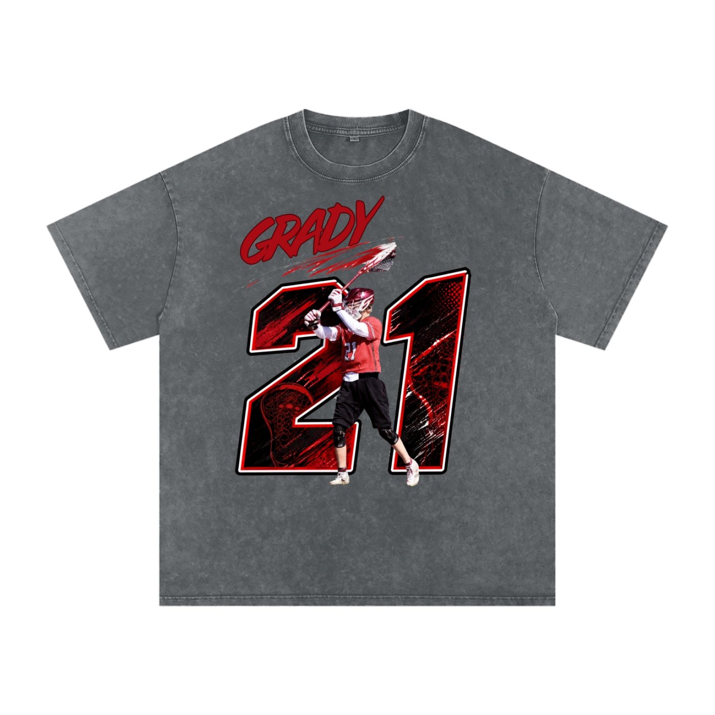 Grady Baker Snow Washed Oversized TEE - Image 4