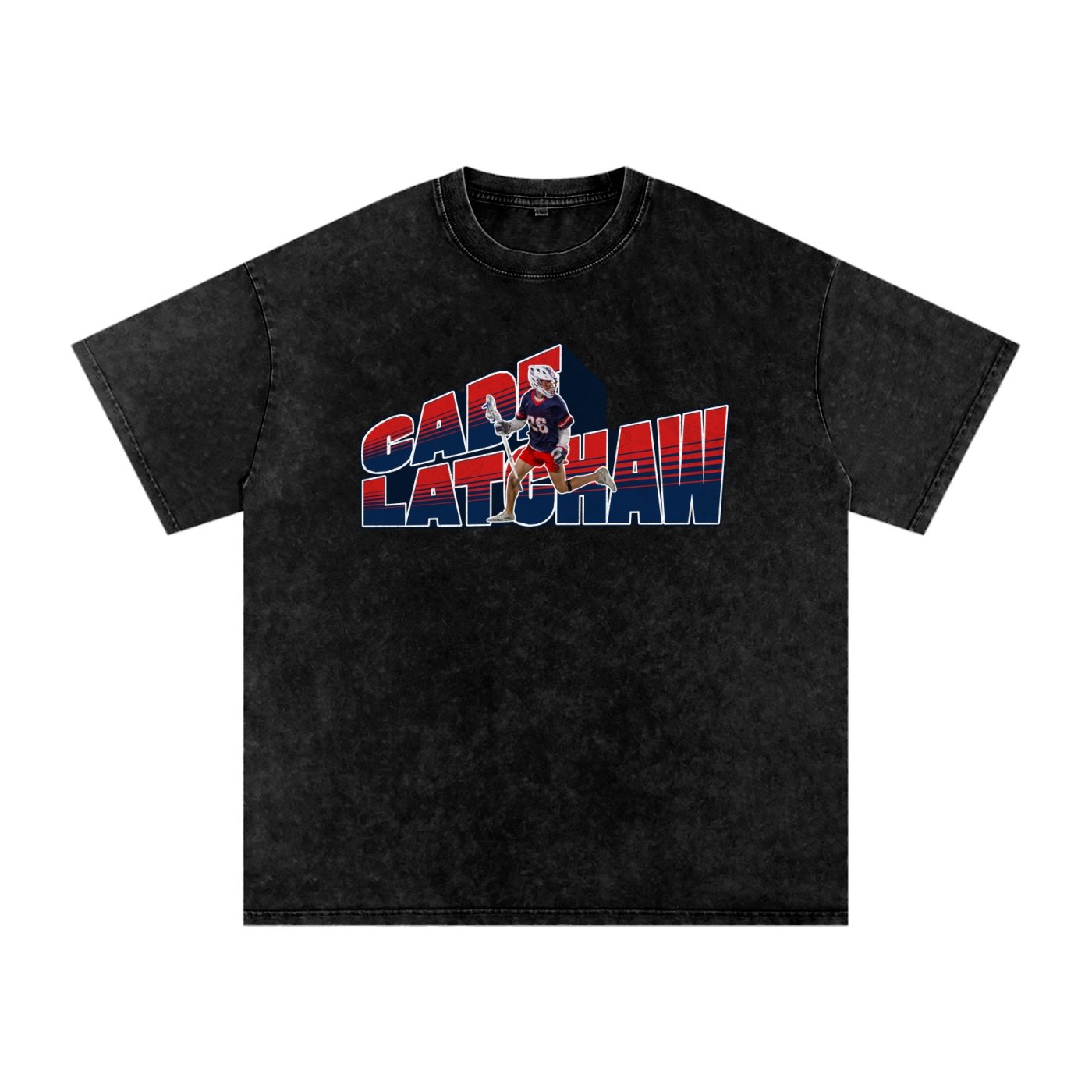 Cade Latchaw Snow Washed Oversized TEE - Image 1