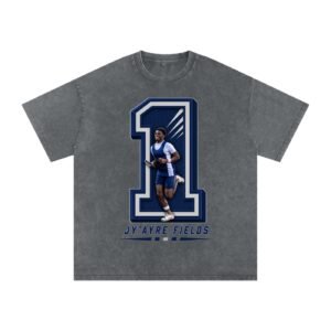Jy'ayre Fields Snow Washed Oversized TEE - Image 4