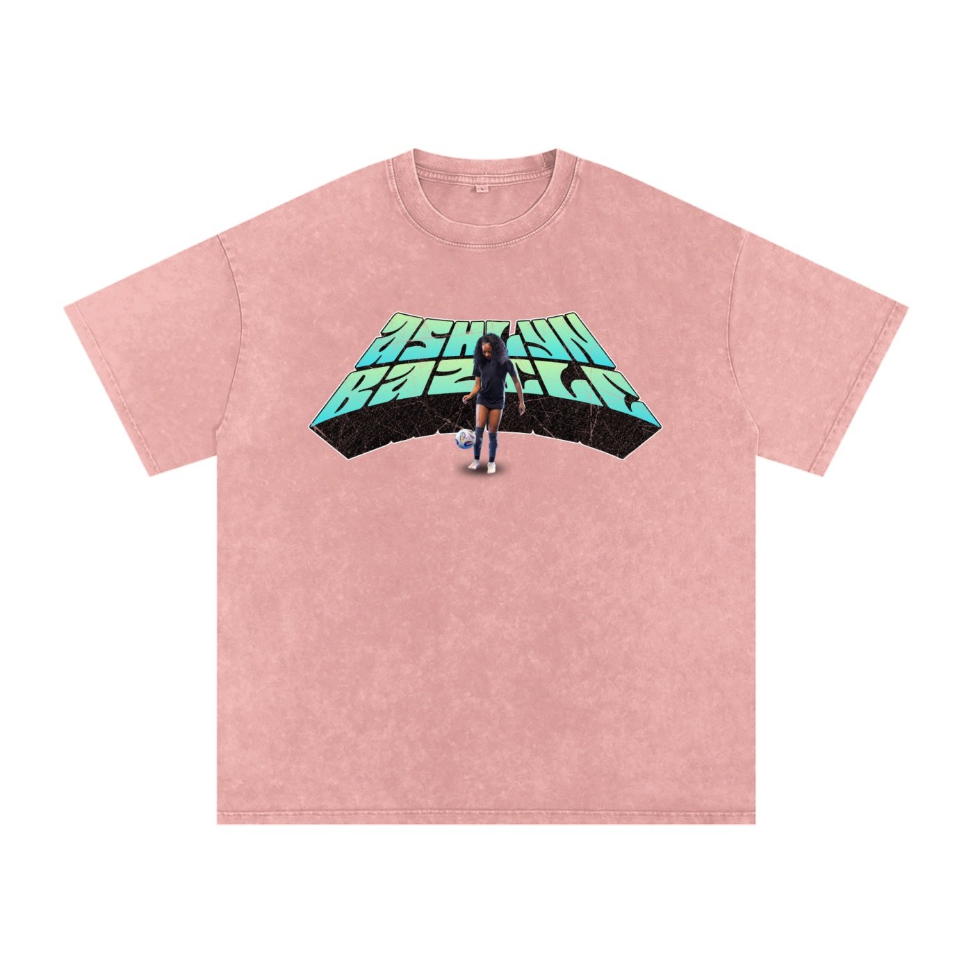 Ashlyn Bazile Snow Washed Oversized TEE - Image 5
