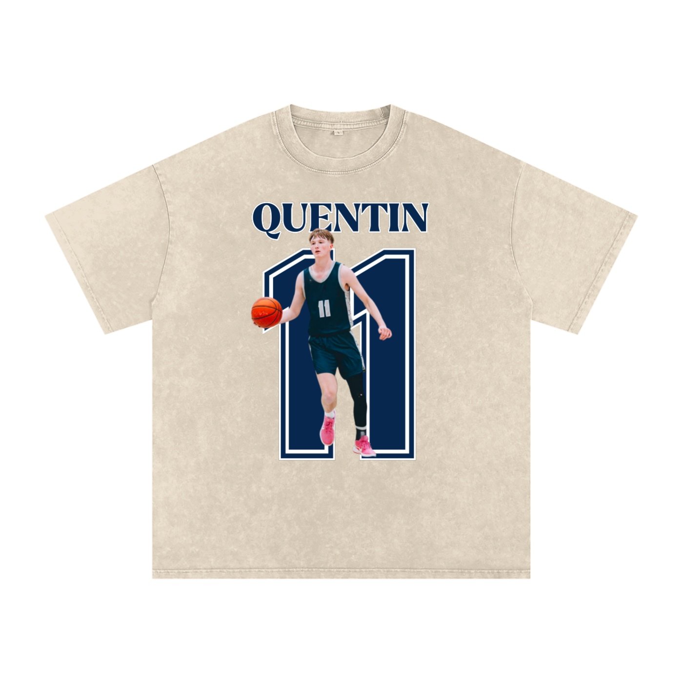 Quentin Jones Snow Washed Oversized TEE - Image 2