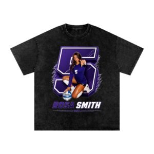 Rosa Smith Snow Washed Oversized TEE - Image 1