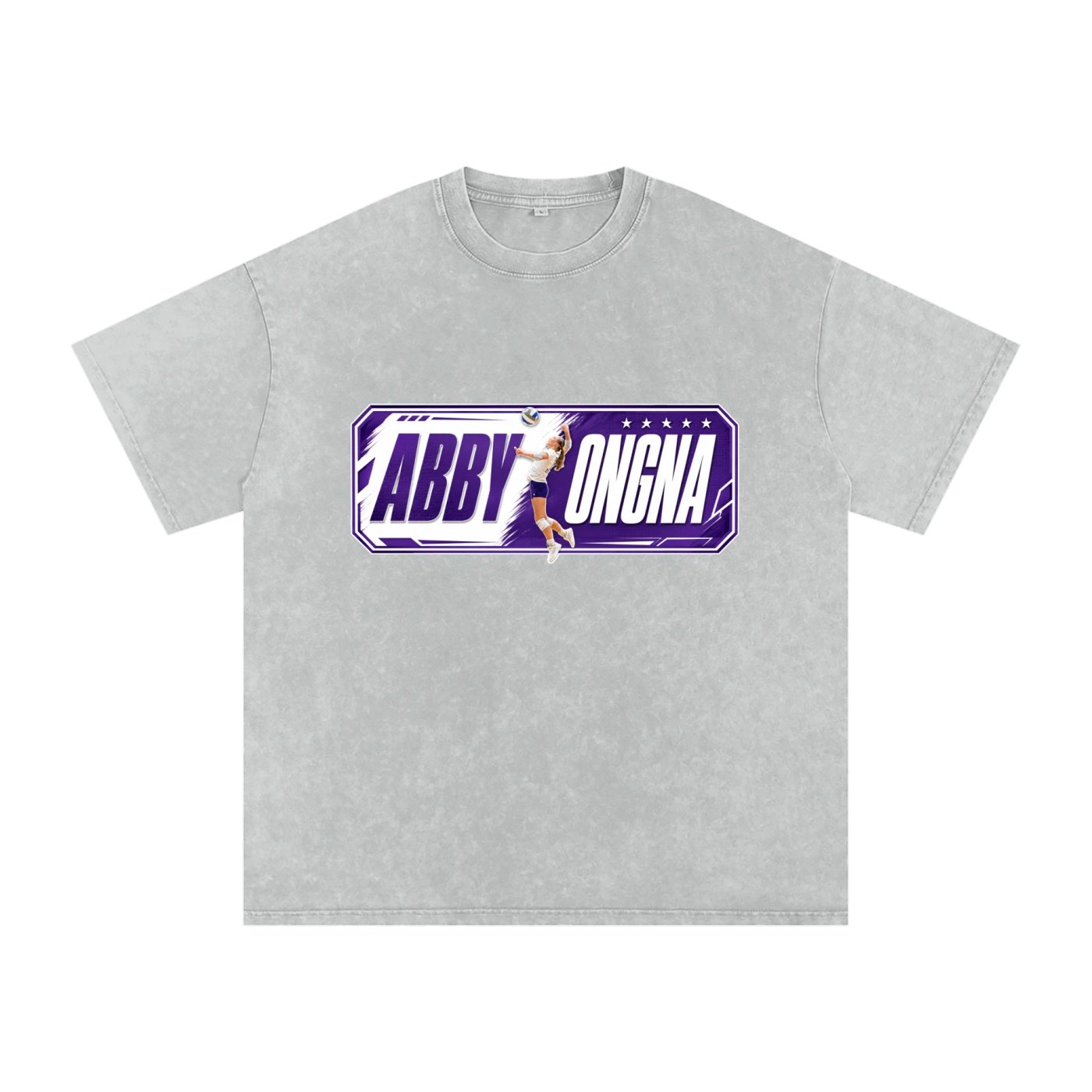 Abby Ongna Snow Washed Oversized TEE - Image 3
