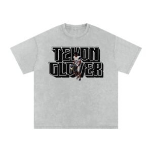 Tevon glover Snow Washed Oversized TEE - Image 3