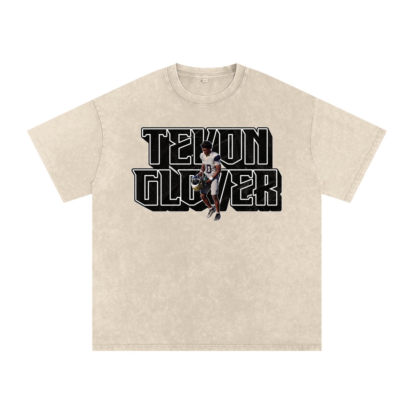 Tevon glover Snow Washed Oversized TEE - Image 2