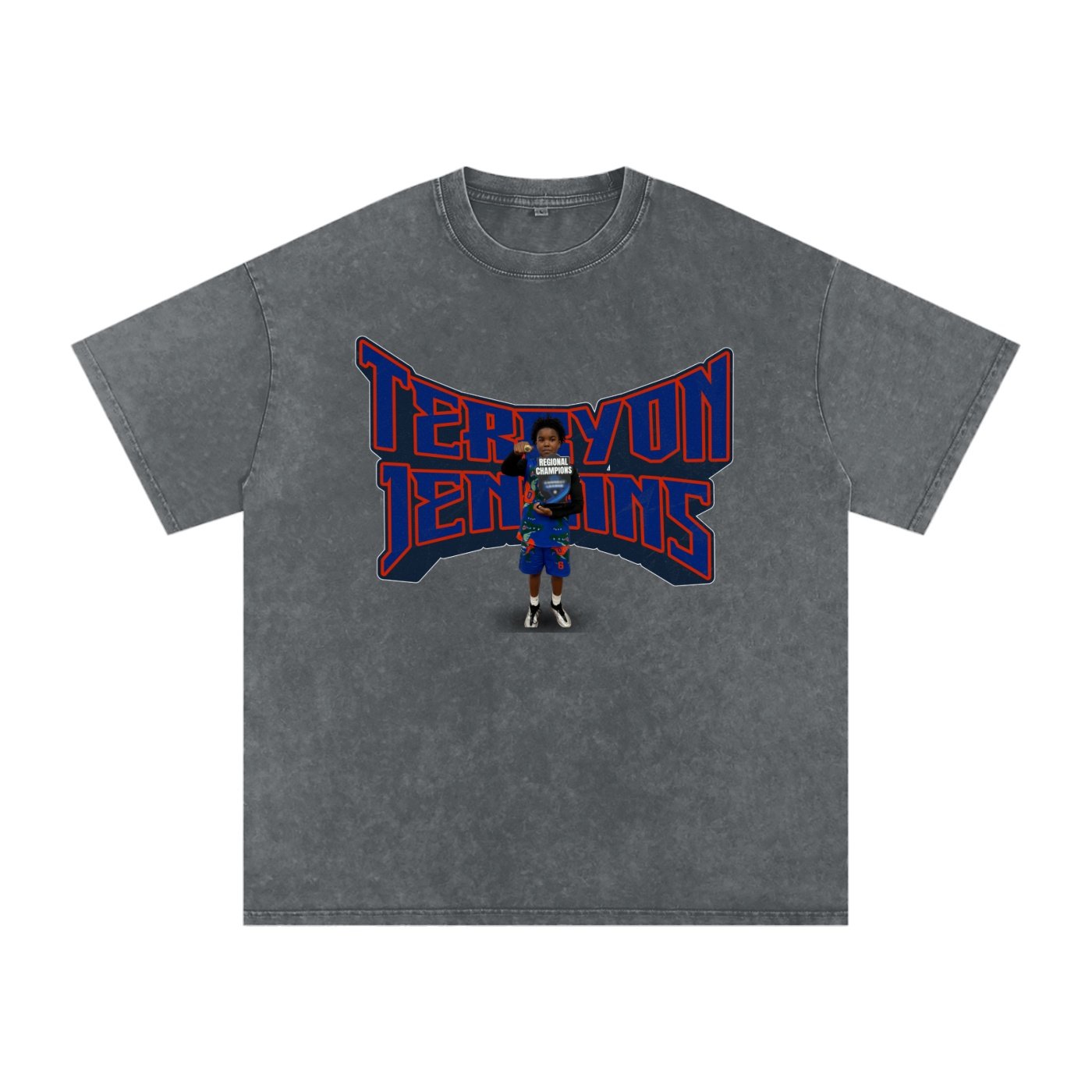 Terryon Jenkins Snow Washed Oversized TEE - Image 4
