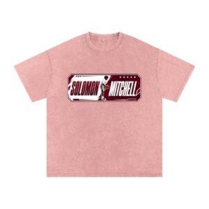 Solomon Mitchell Snow Washed Oversized TEE - Image 5