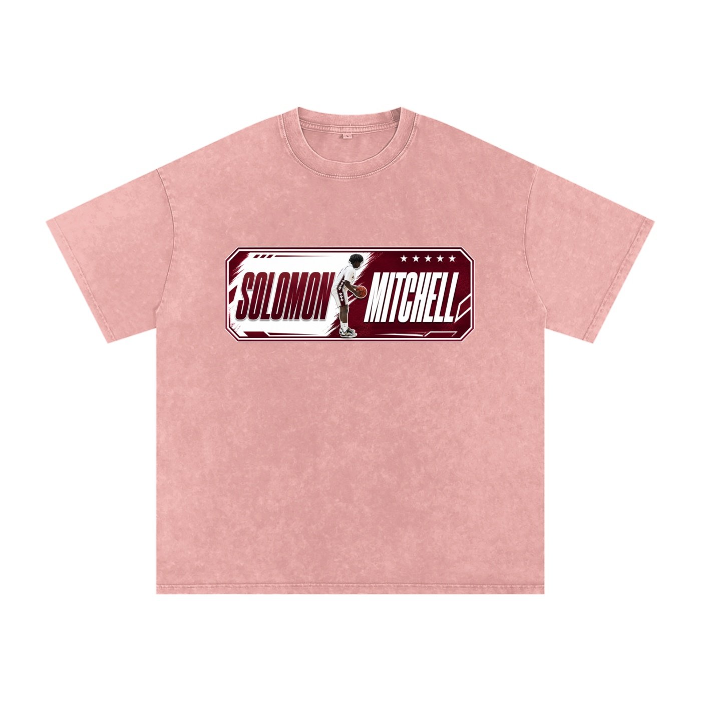 Solomon Mitchell Snow Washed Oversized TEE - Image 5