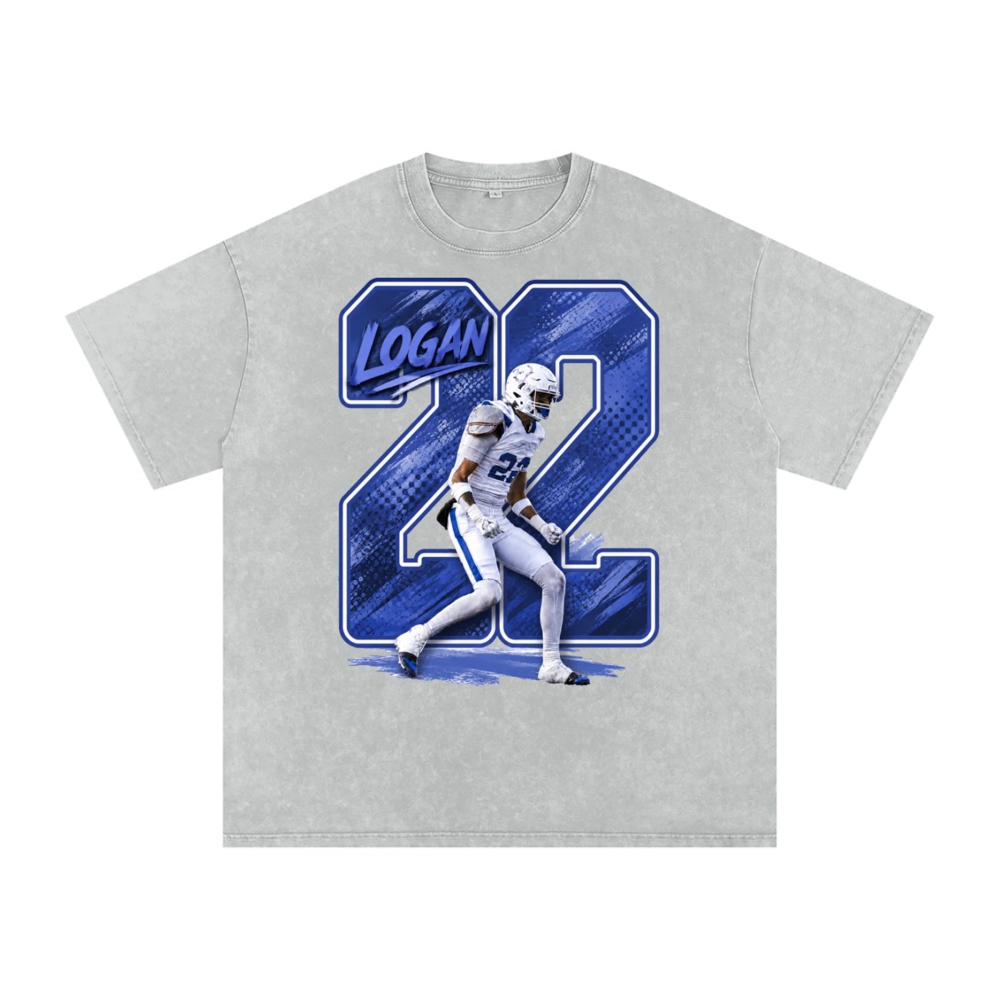 Logan Hartman Snow Washed Oversized TEE - Image 3