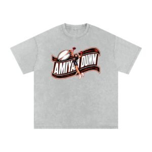 Amiyah Dunn Snow Washed Oversized TEE - Image 3