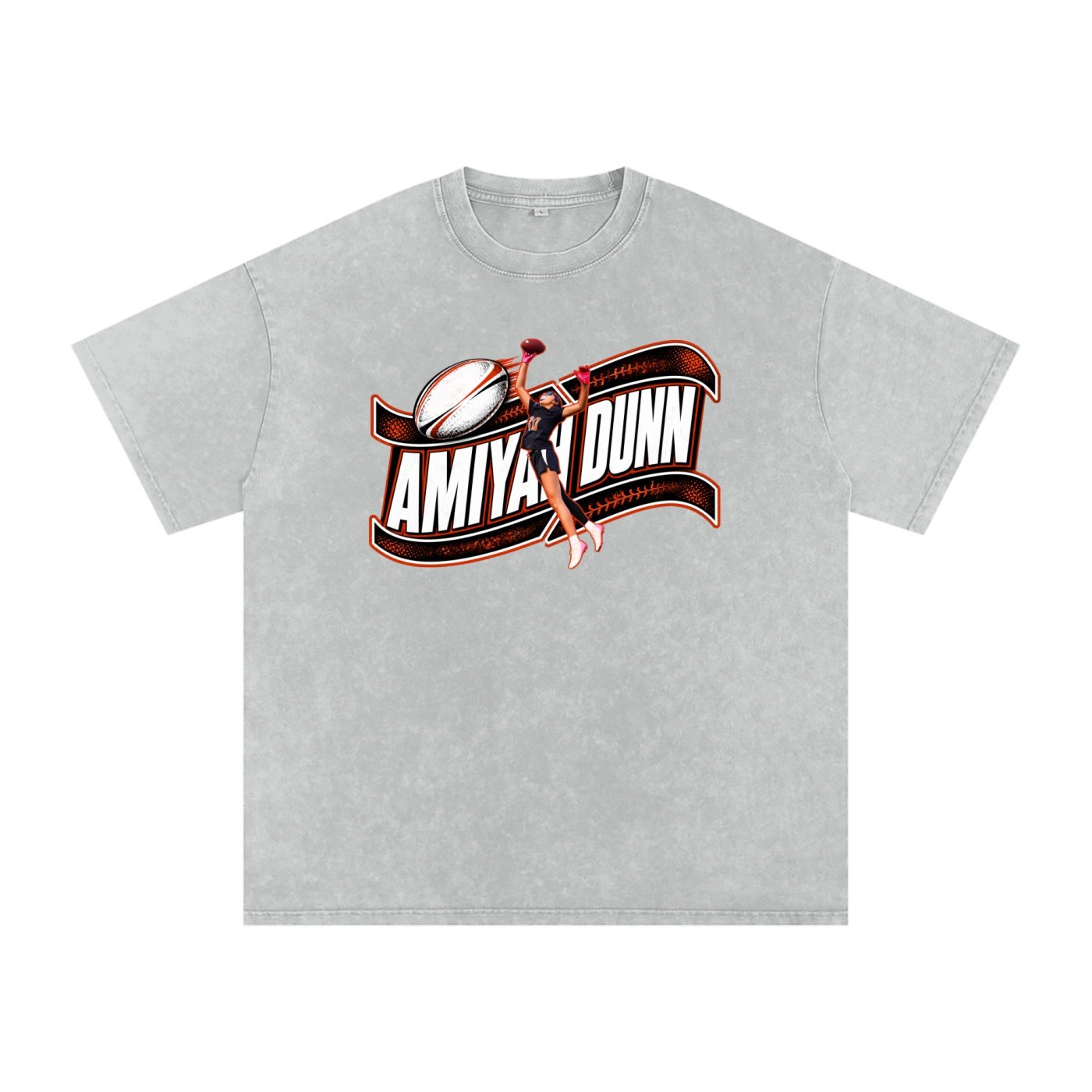 Amiyah Dunn Snow Washed Oversized TEE - Image 3