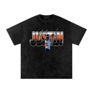 Justin Muniak Snow Washed Oversized TEE - Image 1