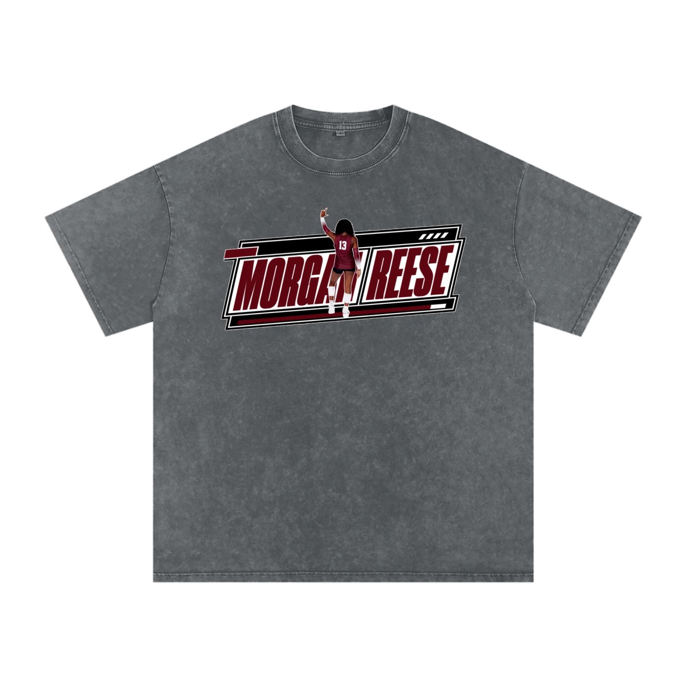 Morgan Reese  Snow Washed Oversized TEE - Image 4