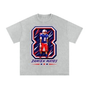 Zamien Lee Mayes Snow Washed Oversized TEE - Image 3