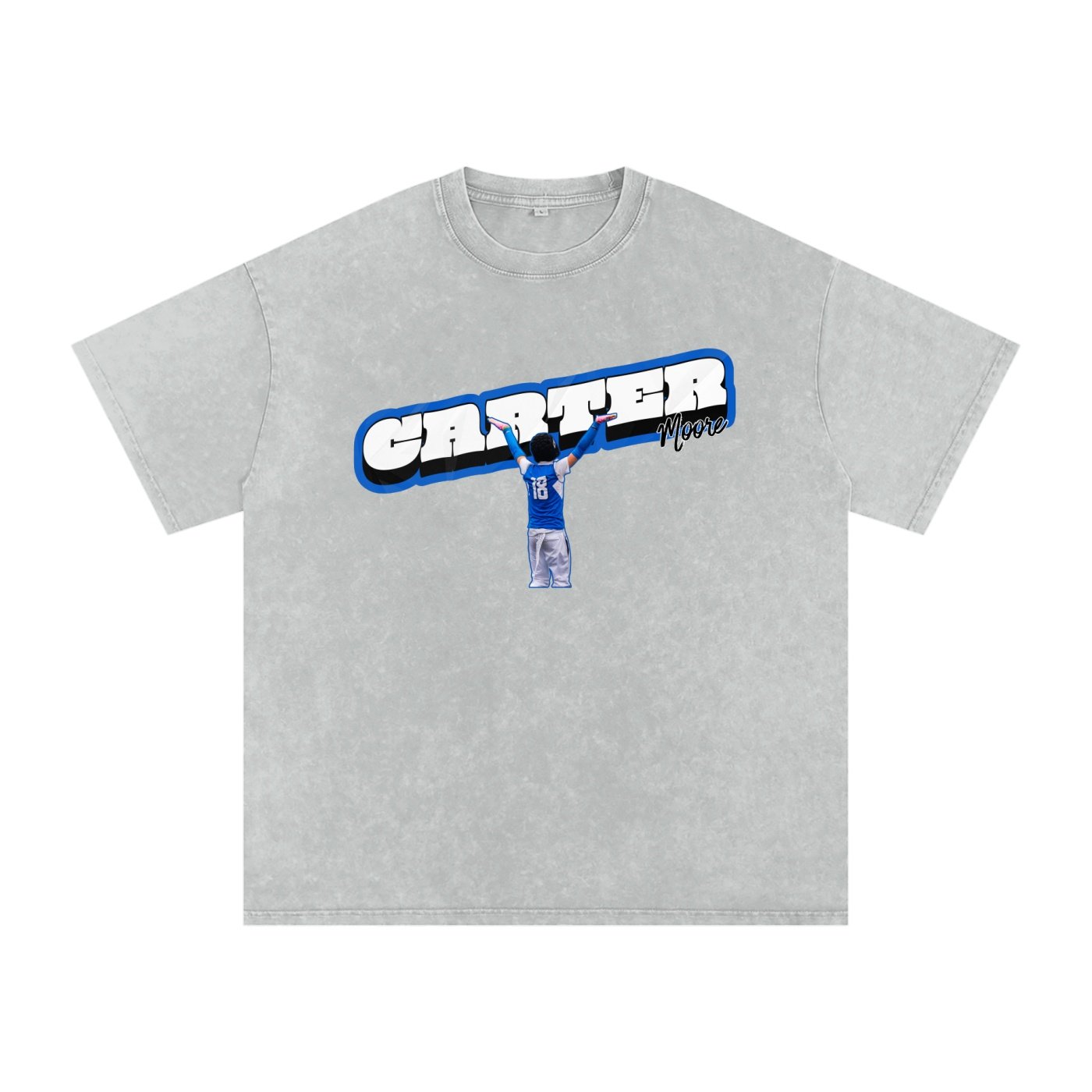 Carter Moore Snow Washed Oversized TEE - Image 3