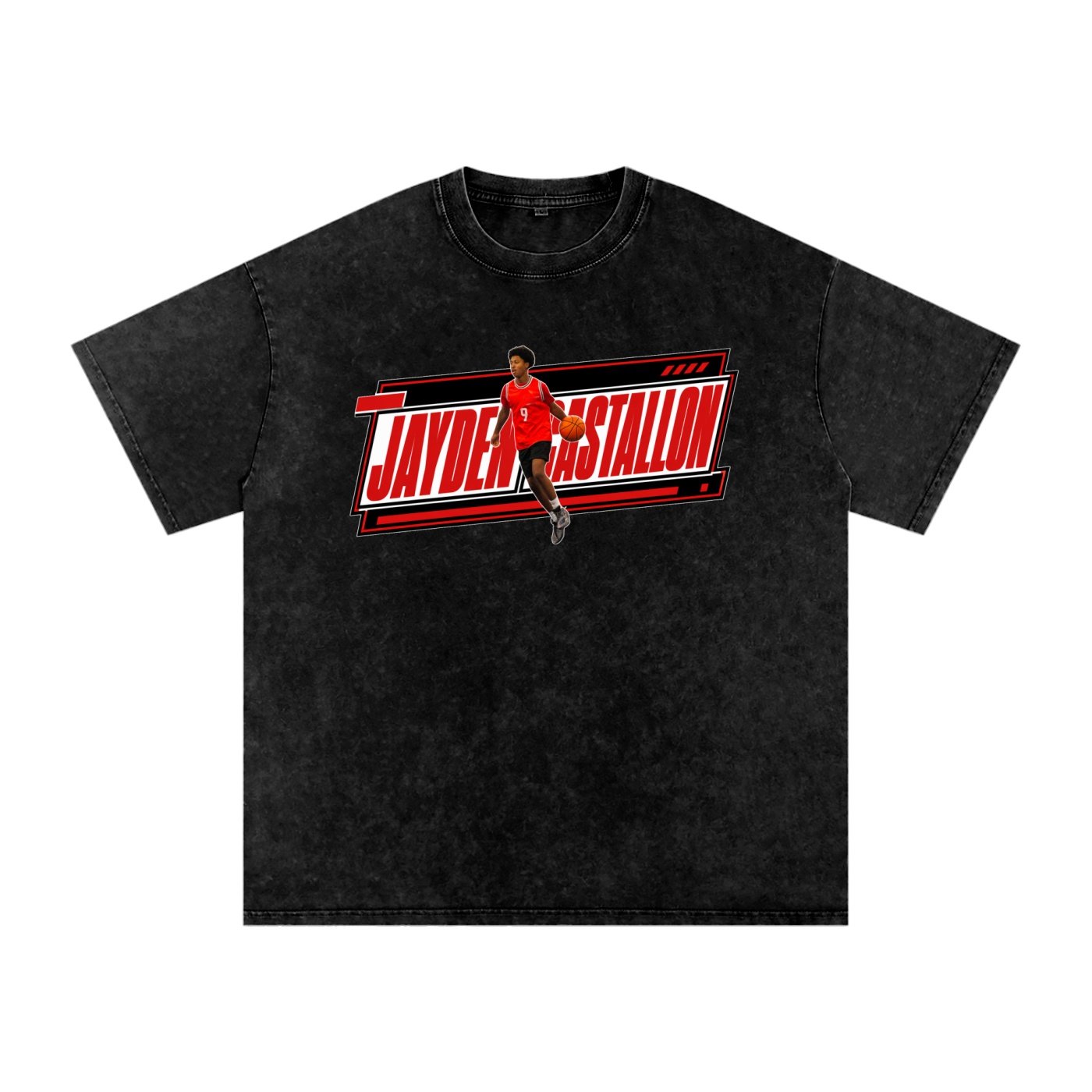 Jayden Castellon  Snow Washed Oversized TEE - Image 1