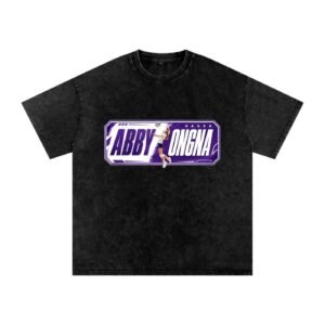 Abby Ongna Snow Washed Oversized TEE - Image 1
