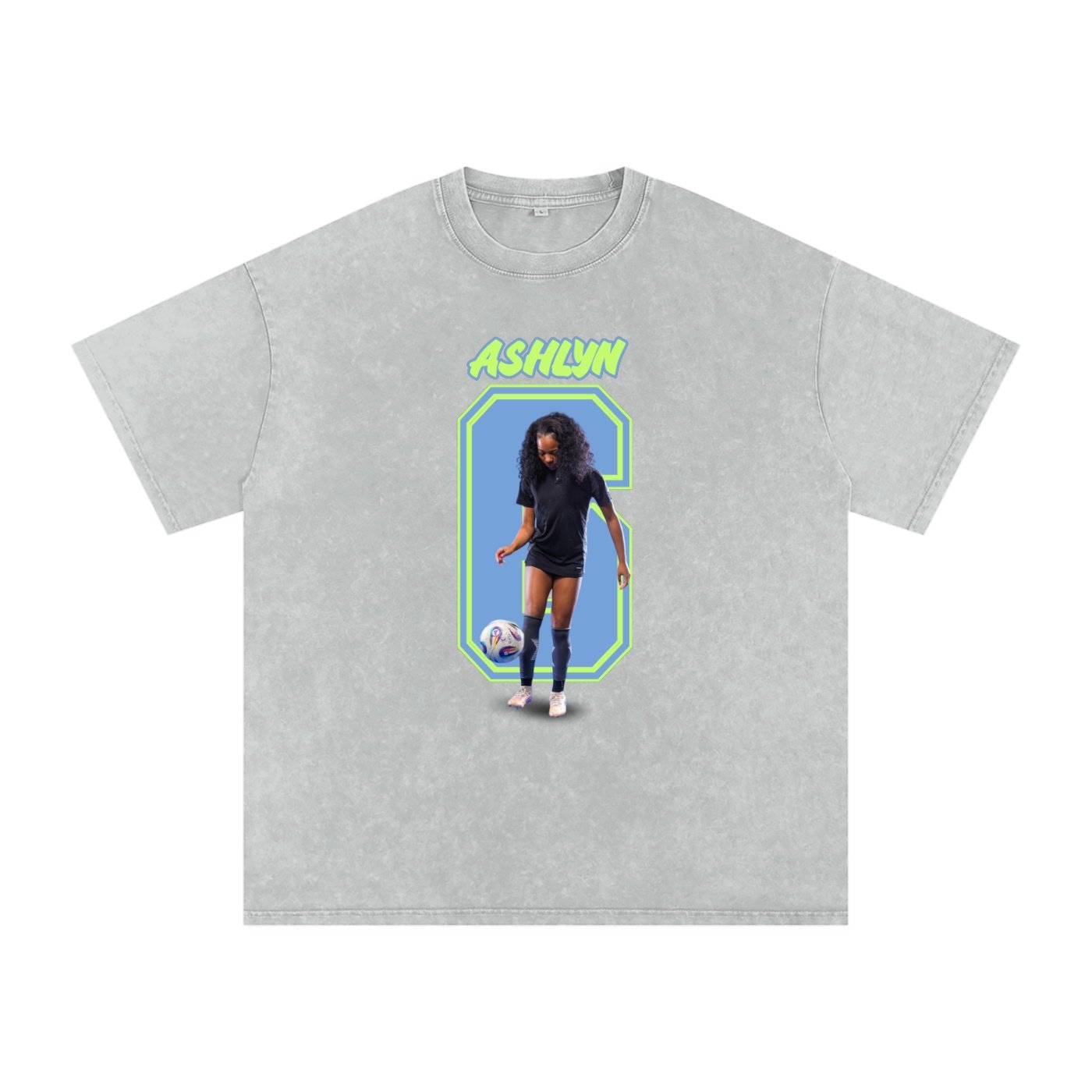 Ashlyn Bazile Snow Washed Oversized TEE - Image 3