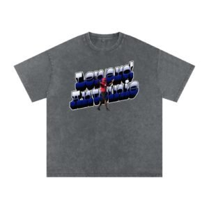 Lenard Antoine Snow Washed Oversized TEE - Image 4