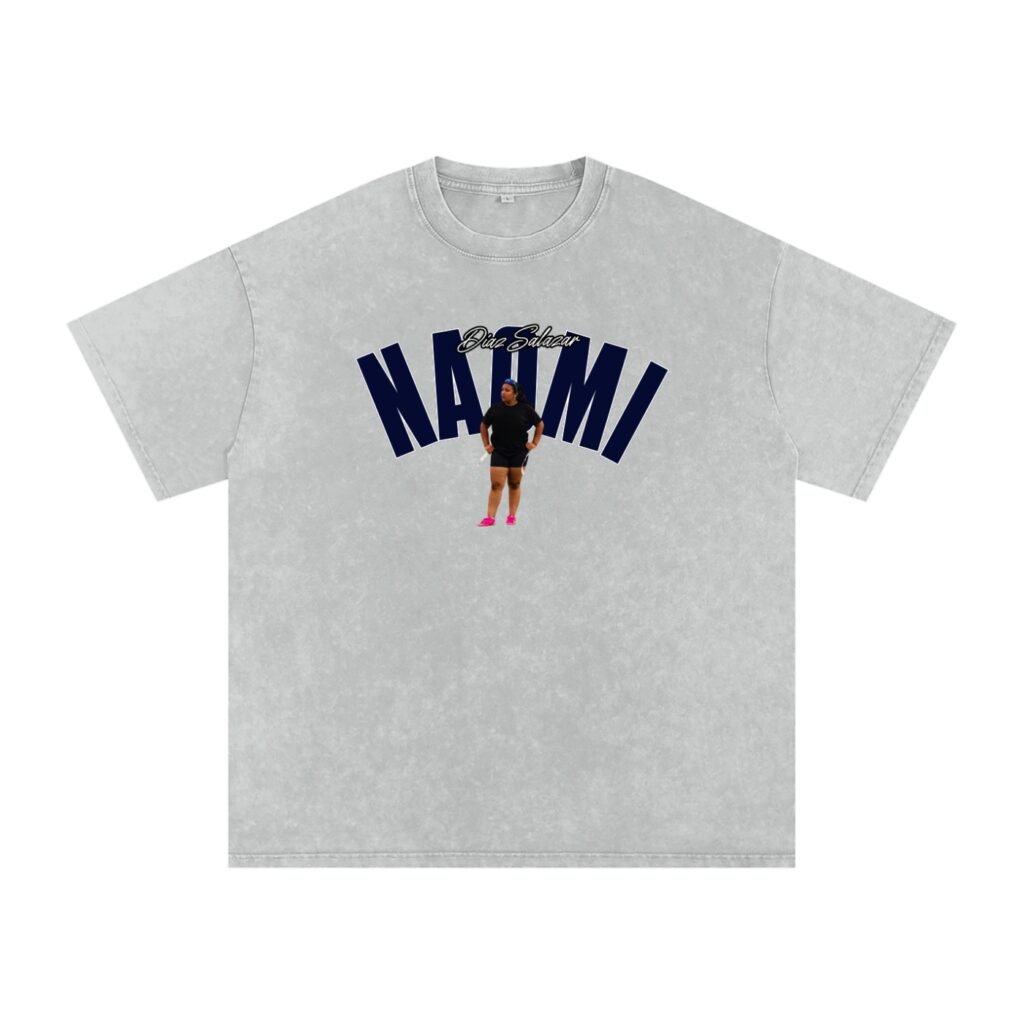 Naomi Diaz Salazar Snow Washed Oversized TEE