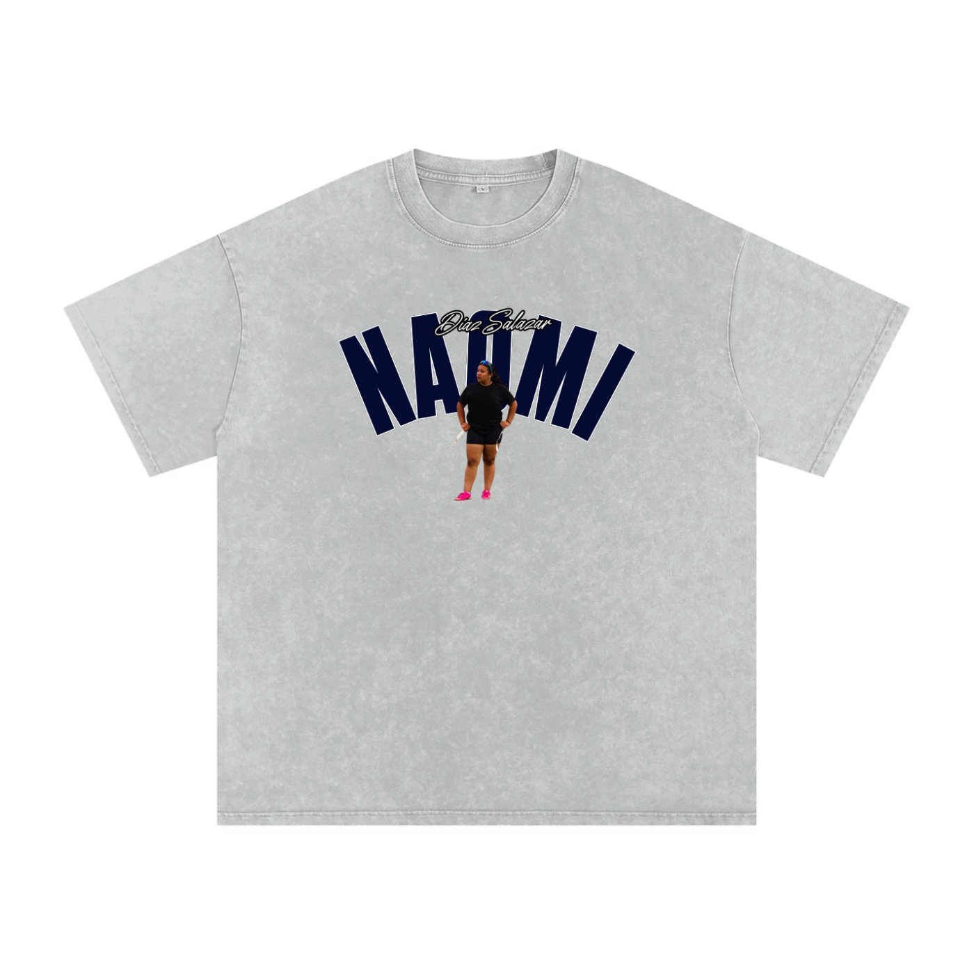 Naomi Diaz Salazar Snow Washed Oversized TEE - Image 3