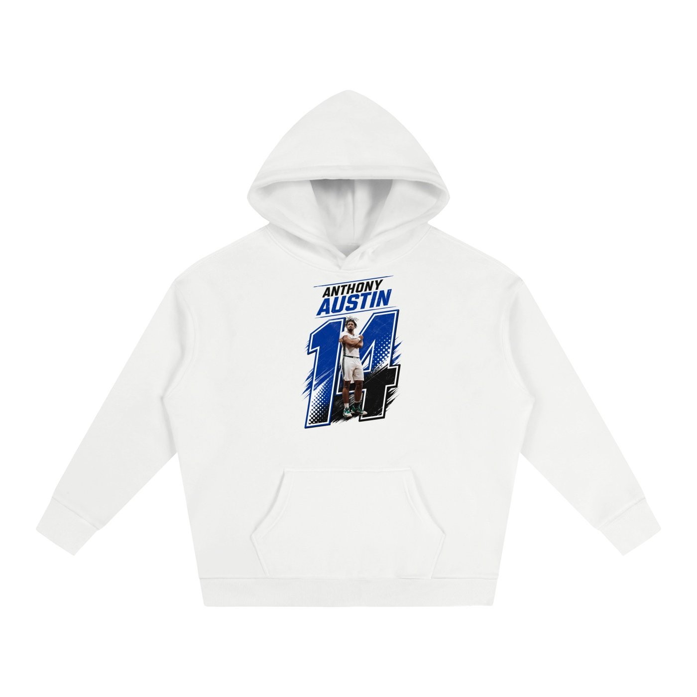 Anthony Austin Oversize Fleeced Hoodie - Image 2