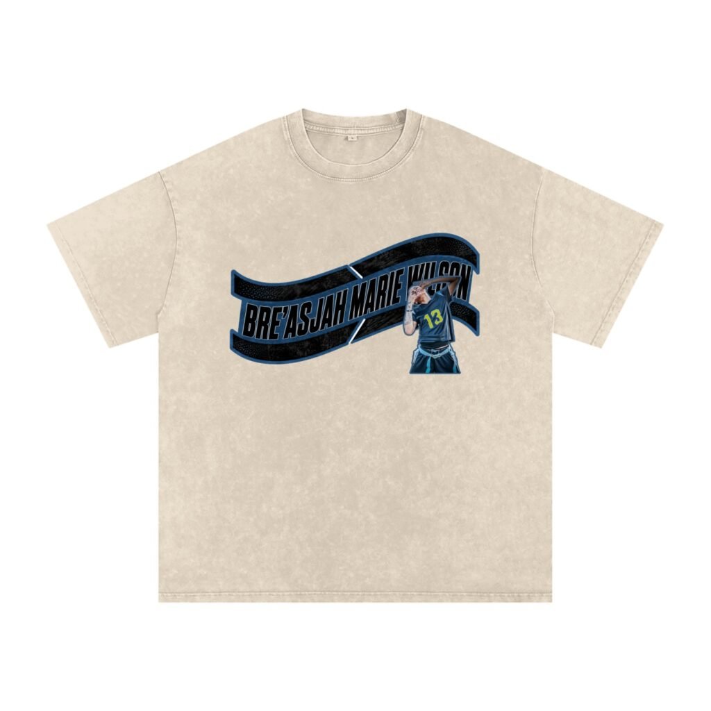 Bre'asjah Snow Washed Oversized TEE