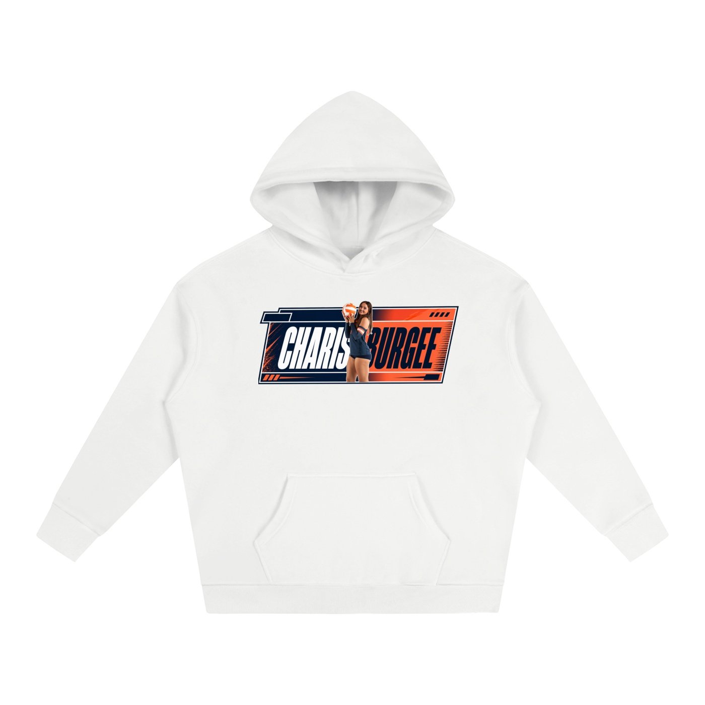 Charis Burge Oversize Fleeced Hoodie - Image 2