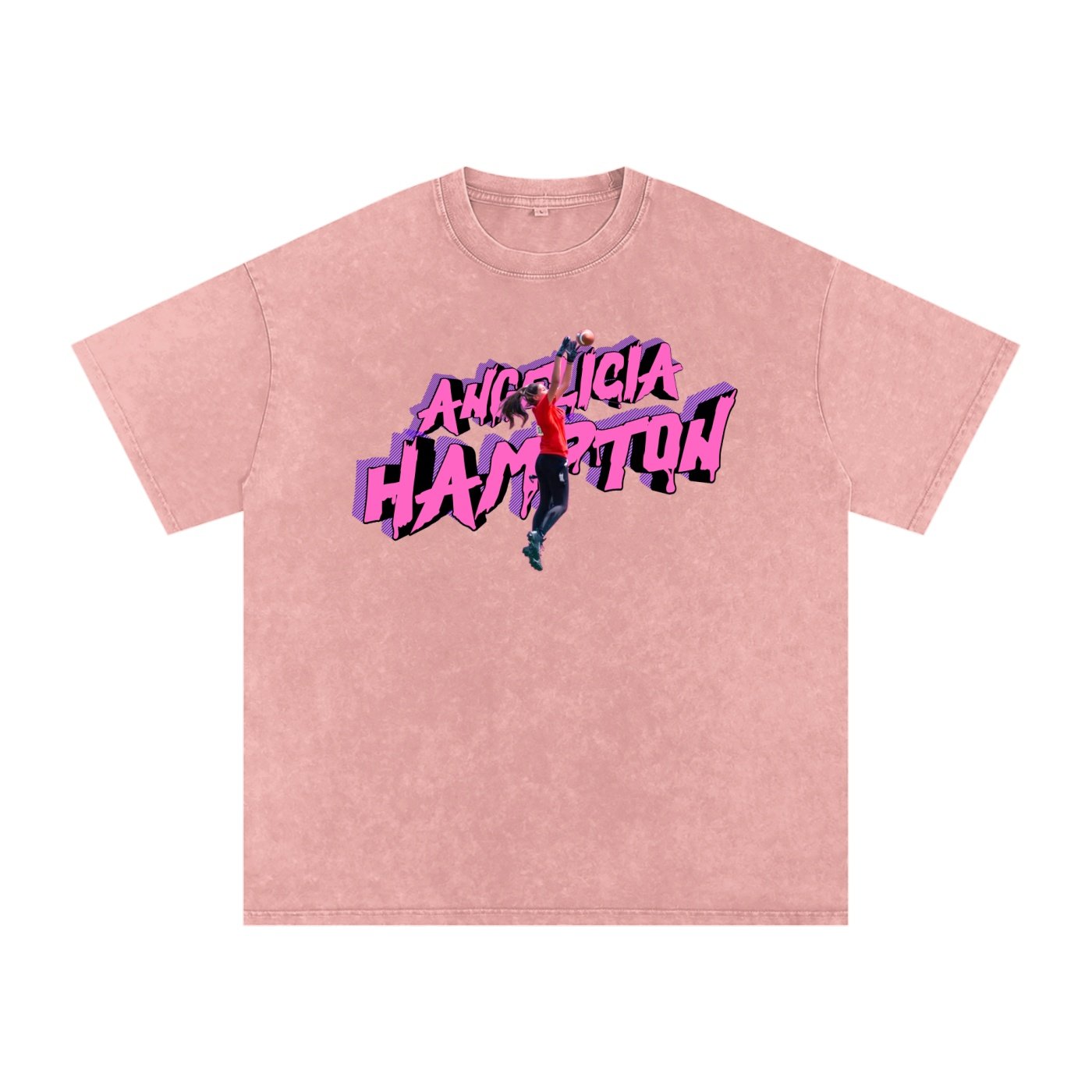 Angelicia Hampton  Snow Washed Oversized TEE - Image 5