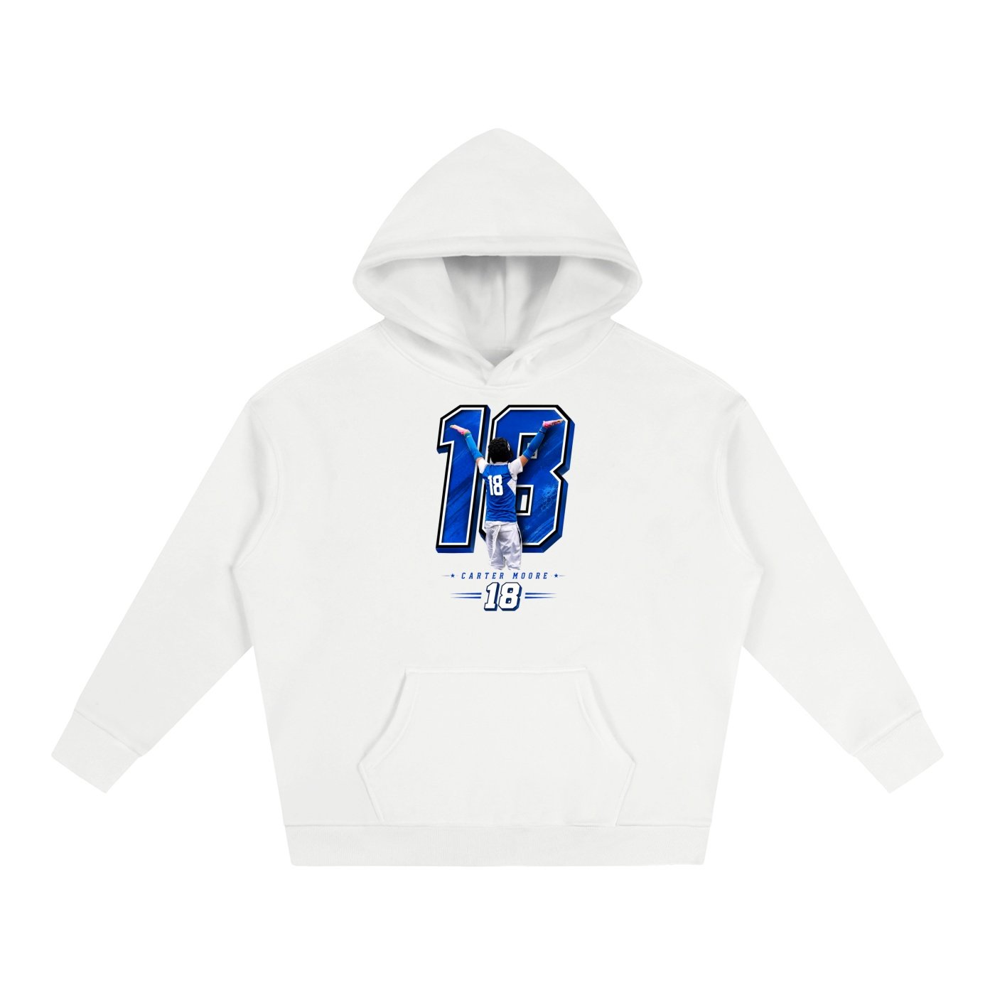 Carter Moore Oversize Fleeced Hoodie - Image 2