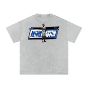 Anthony Austin Snow Washed Oversized TEE - Image 3