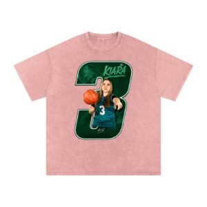 Kiara Vaselaros Snow Washed Oversized TEE - Image 5