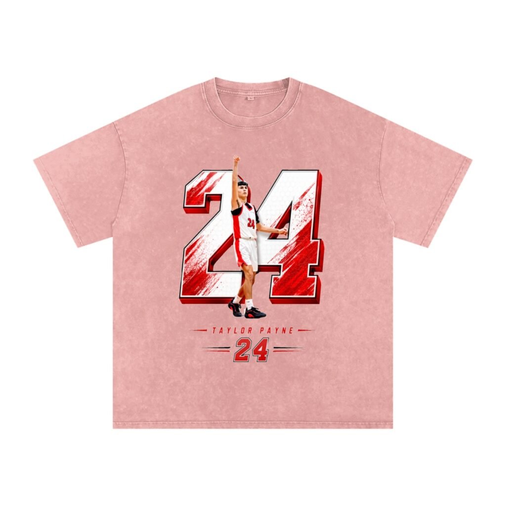 Taylor payne Snow Washed Oversized TEE