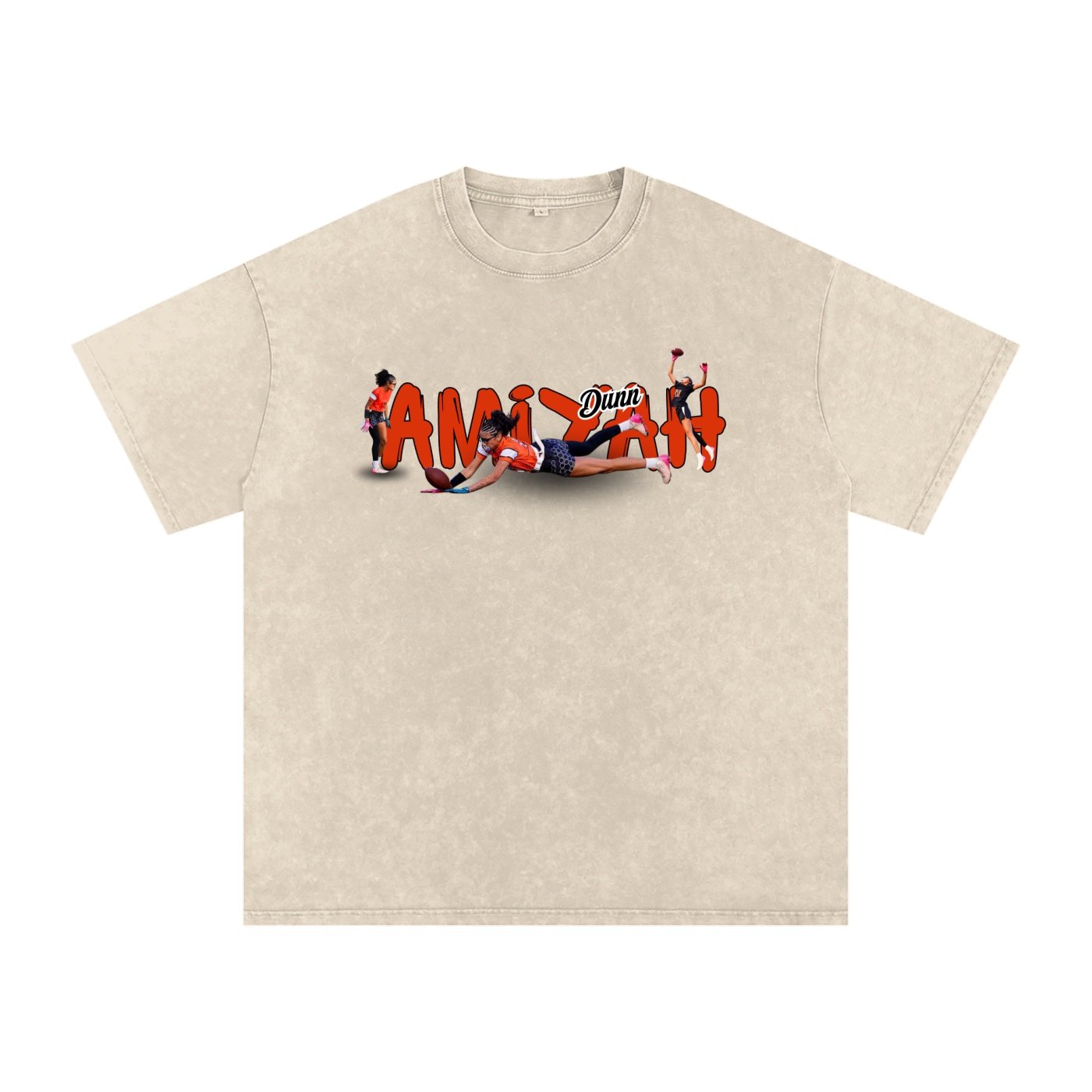 Amiyah Dunn Snow Washed Oversized TEE - Image 2