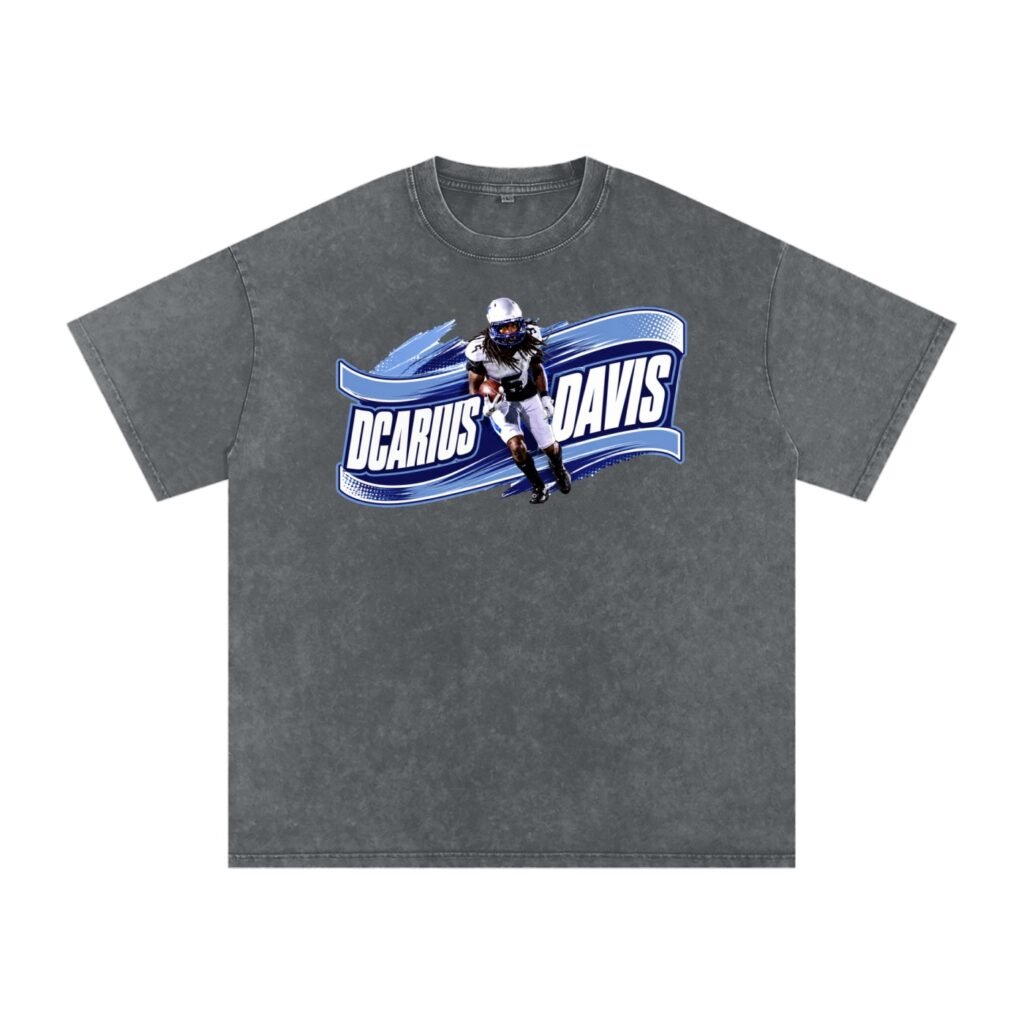 Dcarius Davis Snow Washed Oversized TEE