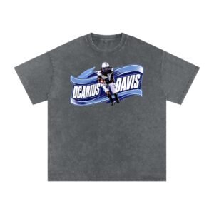 Dcarius Davis Snow Washed Oversized TEE - Image 4