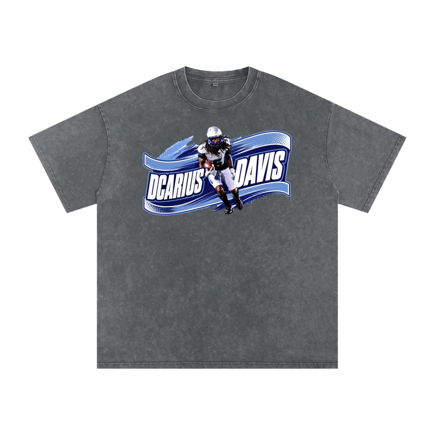 Dcarius Davis Snow Washed Oversized TEE - Image 4