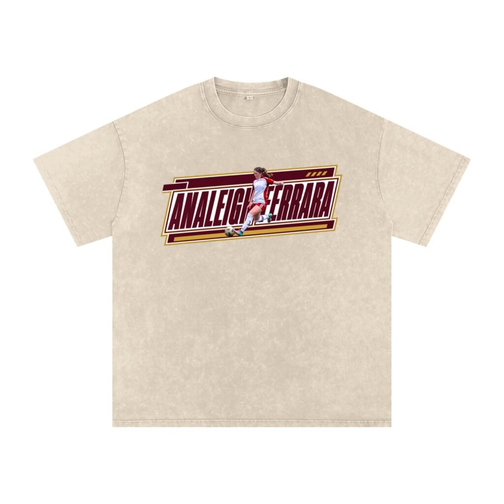 Analeigh Ferrara Snow Washed Oversized TEE