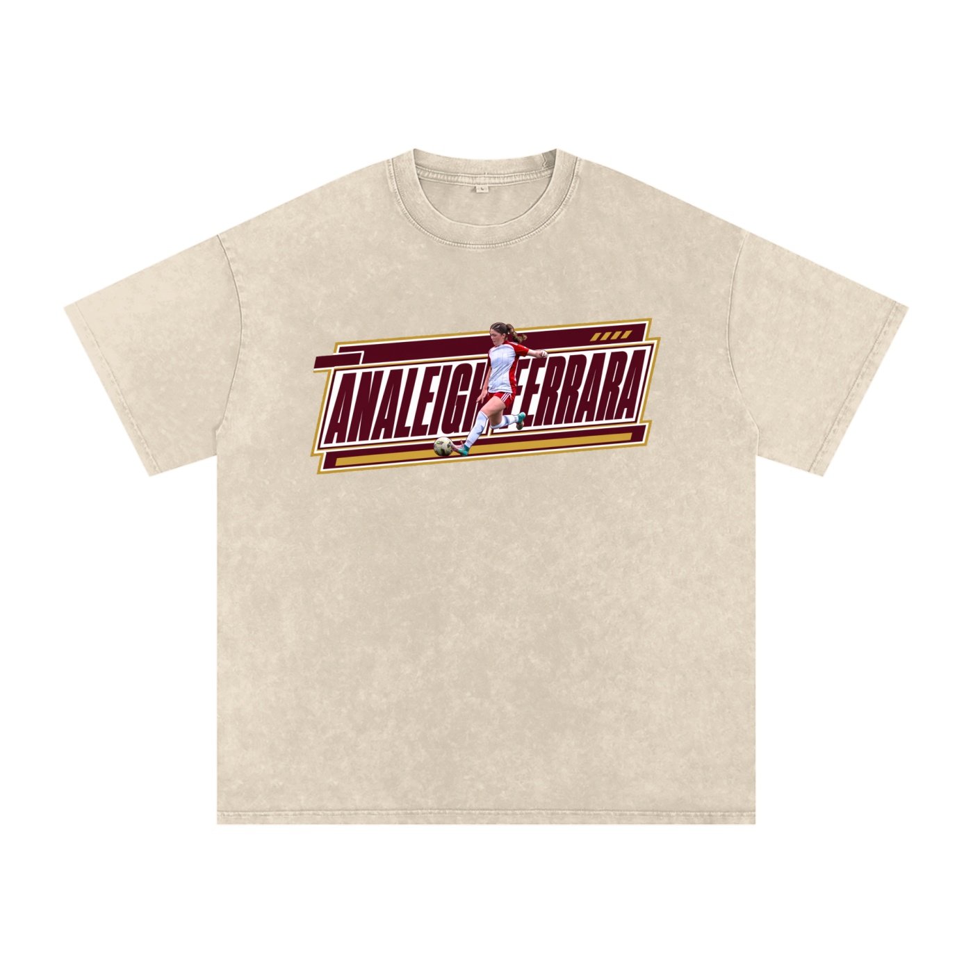 Analeigh Ferrara Snow Washed Oversized TEE - Image 2