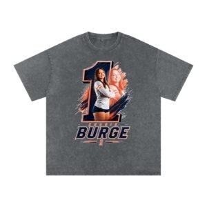 Charis Burge Snow Washed Oversized TEE - Image 4