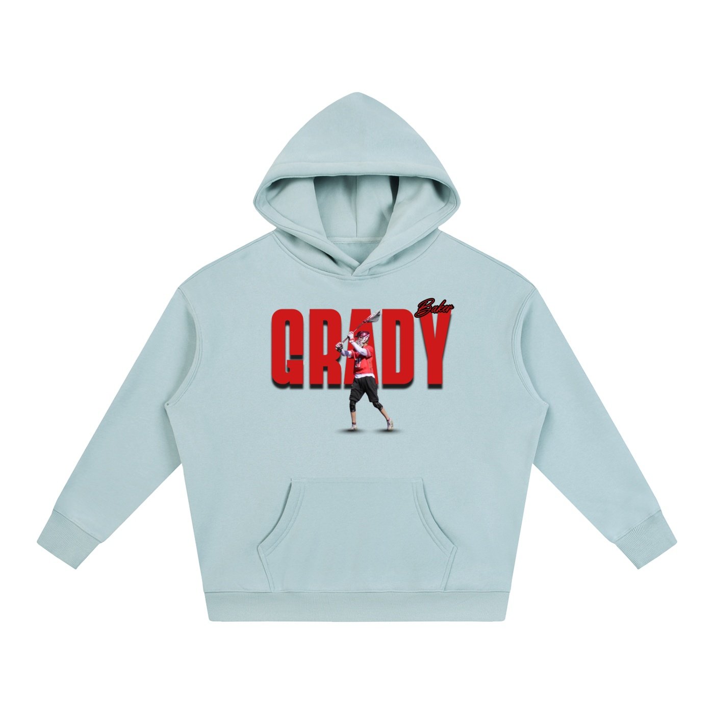 Grady Baker Oversize Fleeced Hoodie - Image 3