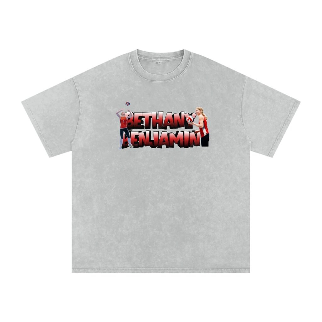 Bethany Benjamin Snow Washed Oversized TEE