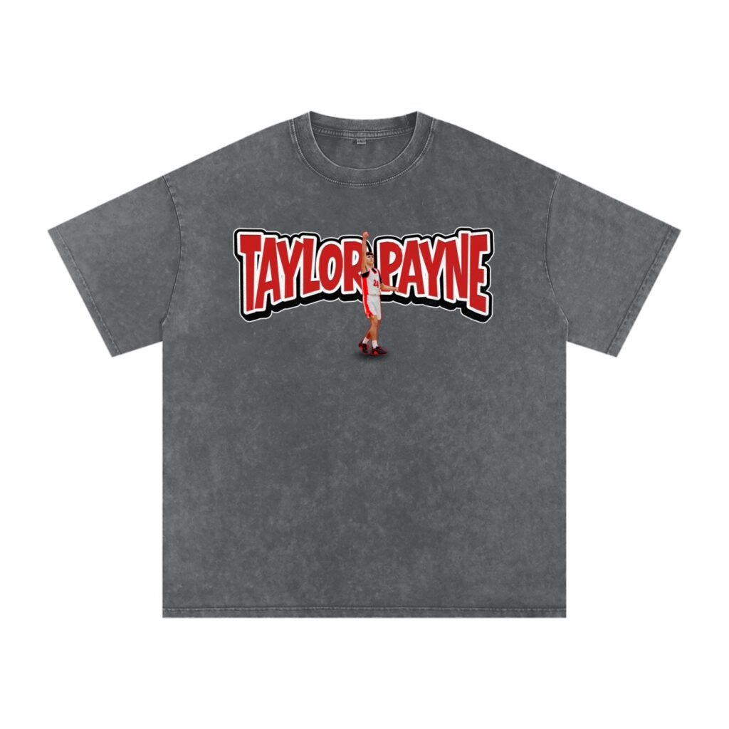Taylor payne Snow Washed Oversized TEE