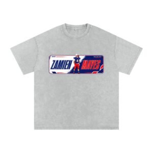 Zamien Lee Mayes Snow Washed Oversized TEE - Image 3