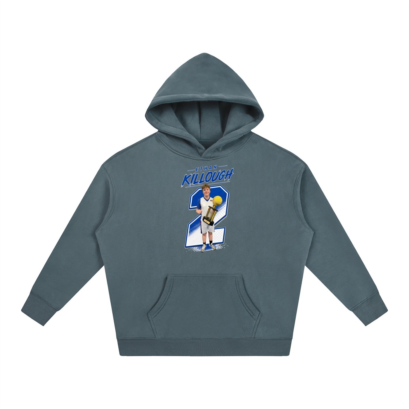 Ethan killough Oversize Fleeced Hoodie - Image 4