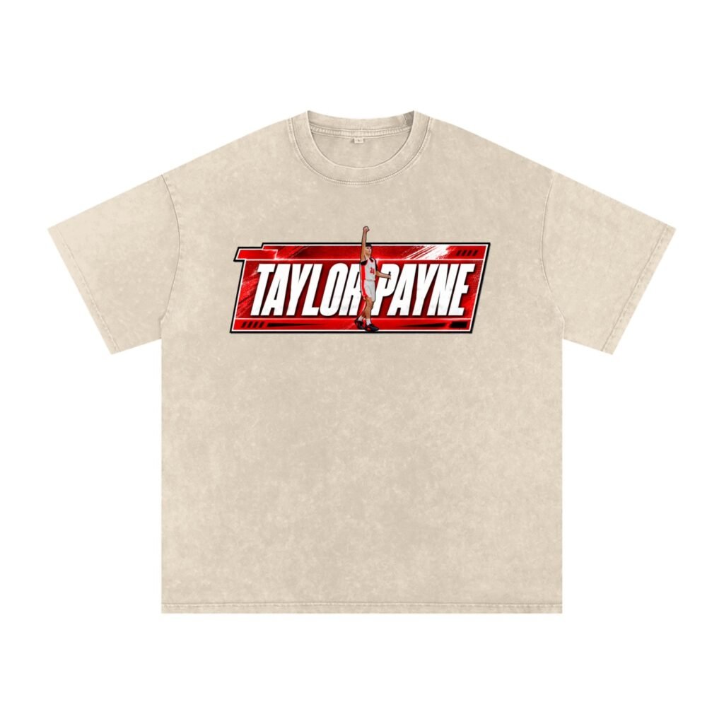 Taylor payne Snow Washed Oversized TEE