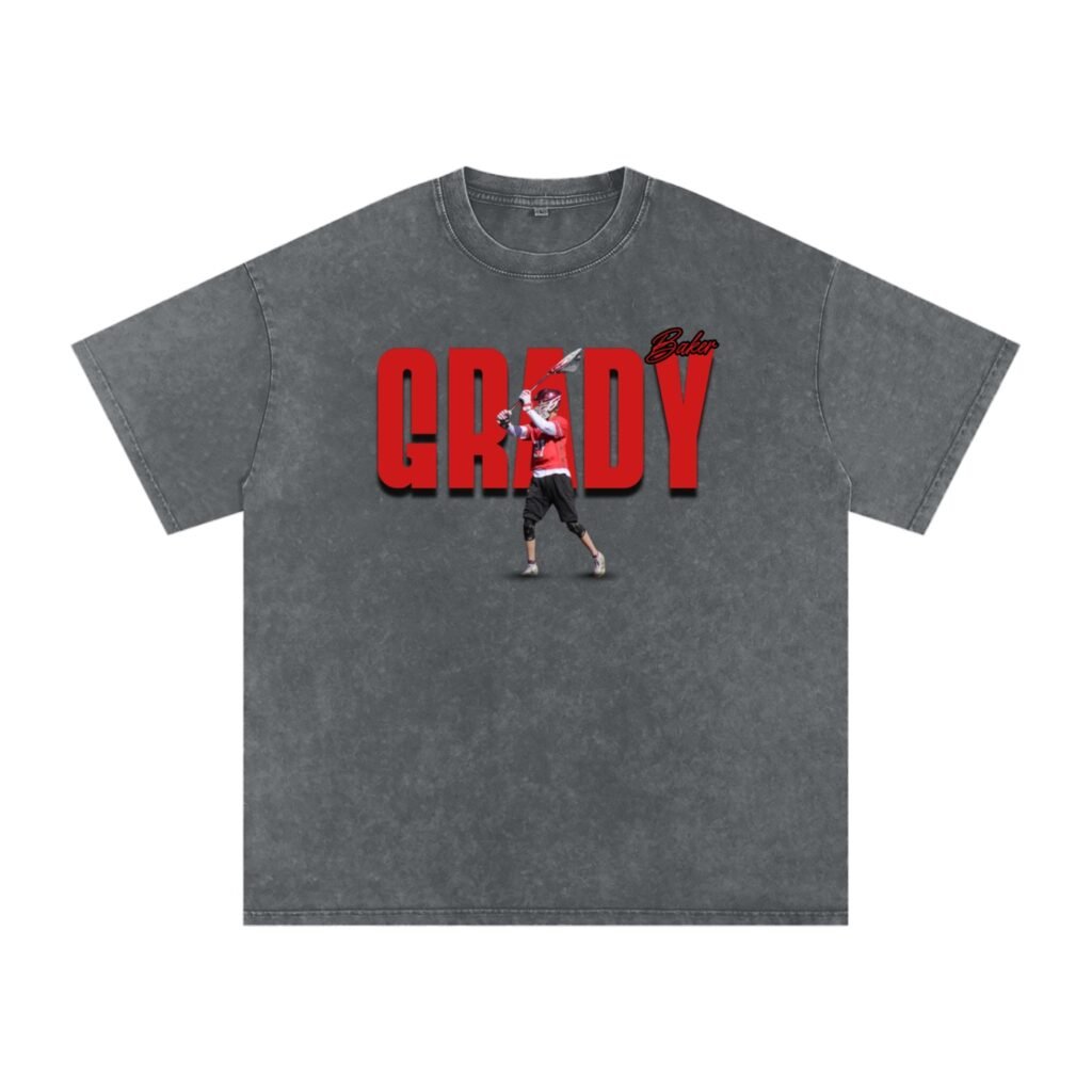 Grady Baker Snow Washed Oversized TEE
