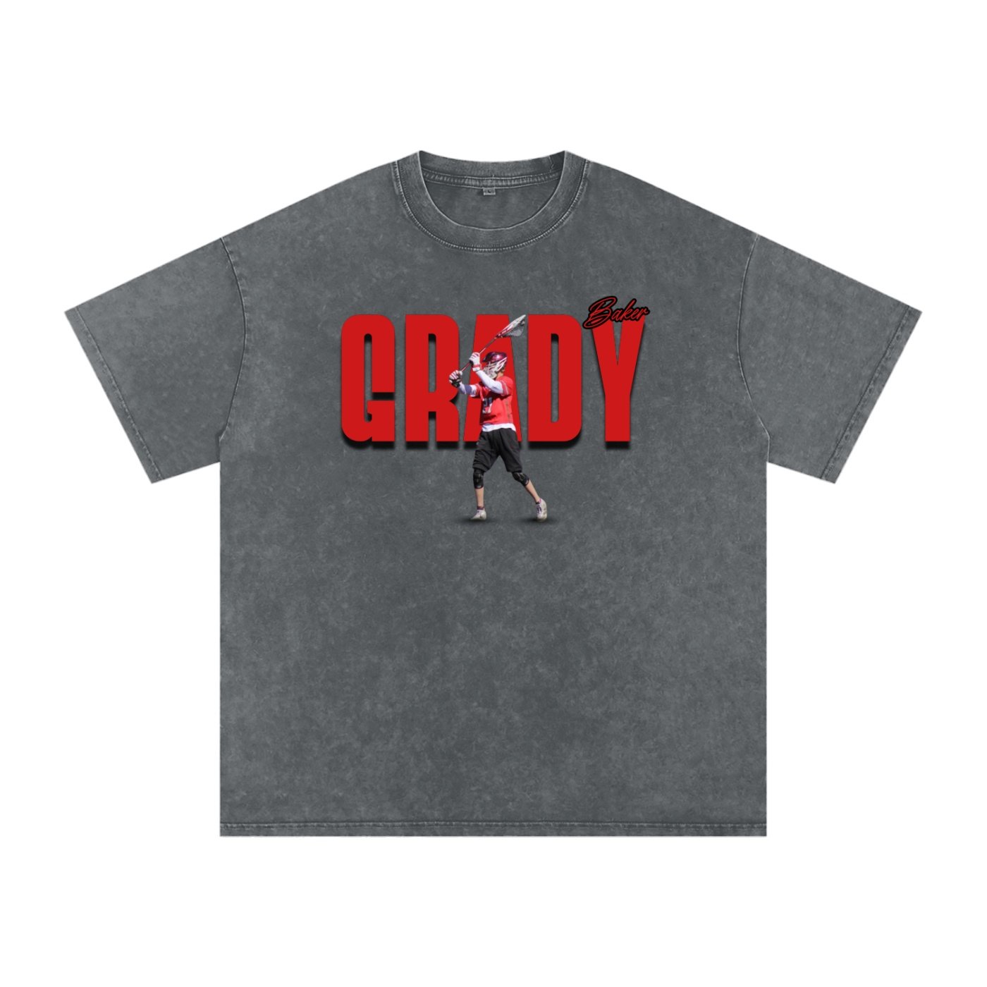 Grady Baker Snow Washed Oversized TEE - Image 4